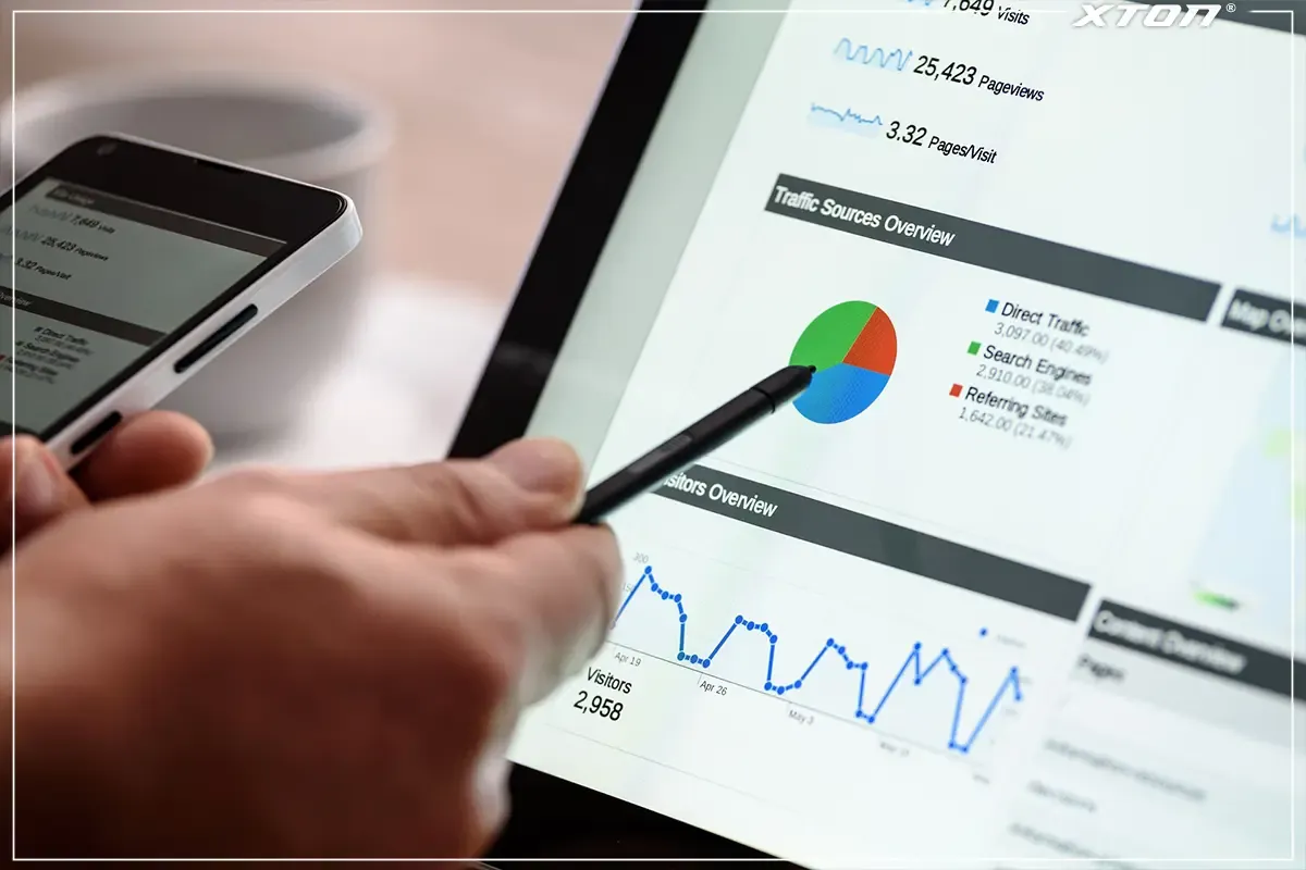 Analiza statisticilor unui site web pe o tabletă